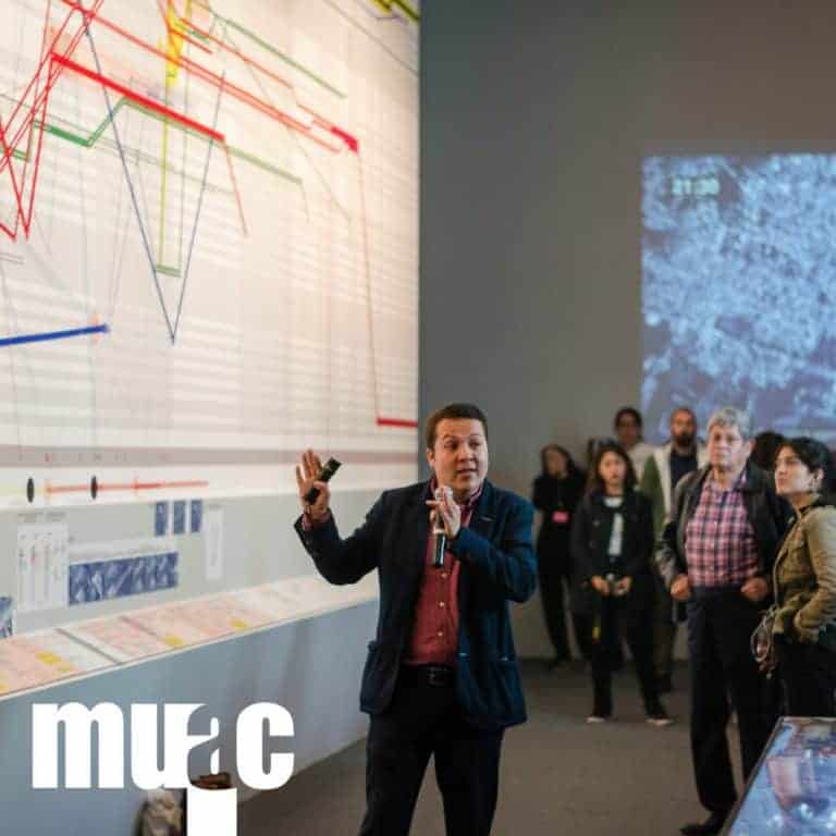 Opening at MUAC - Opening of 'Forensic Architecture: Towards an Investigative Aesthetics' at the Museo Universitario Arte Contemporáneo in Mexico City (MUAC)