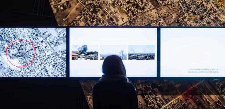 Opening at MUAC - Opening of 'Forensic Architecture: Towards an Investigative Aesthetics' at the Museo Universitario Arte Contemporáneo in Mexico City (MUAC)