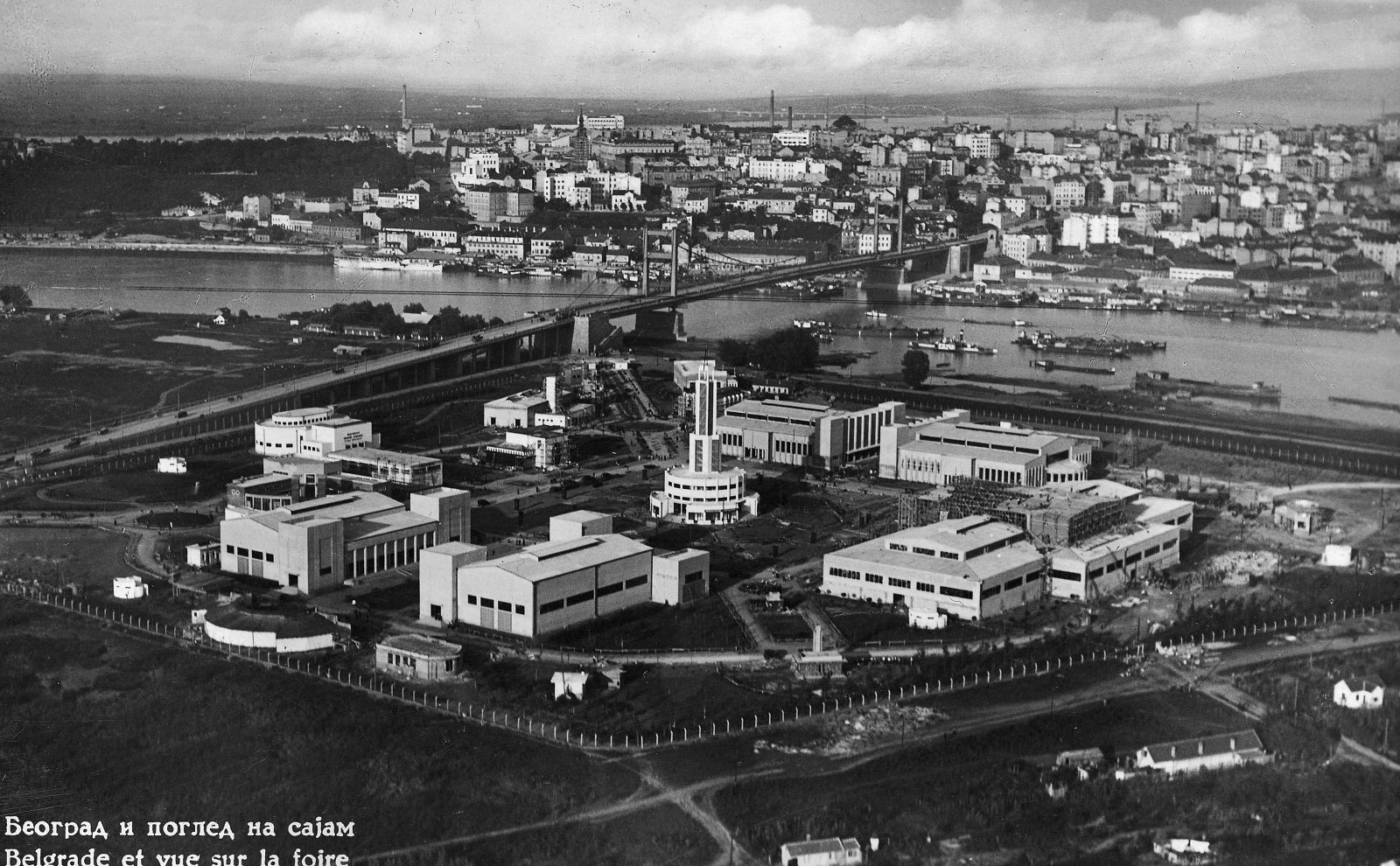Staro Sajmište, 1937 - An aerial image of the newly-constructed Staro Sajmište, 1937. (Courtesy of the Jewish Historical Museum, Belgrade)