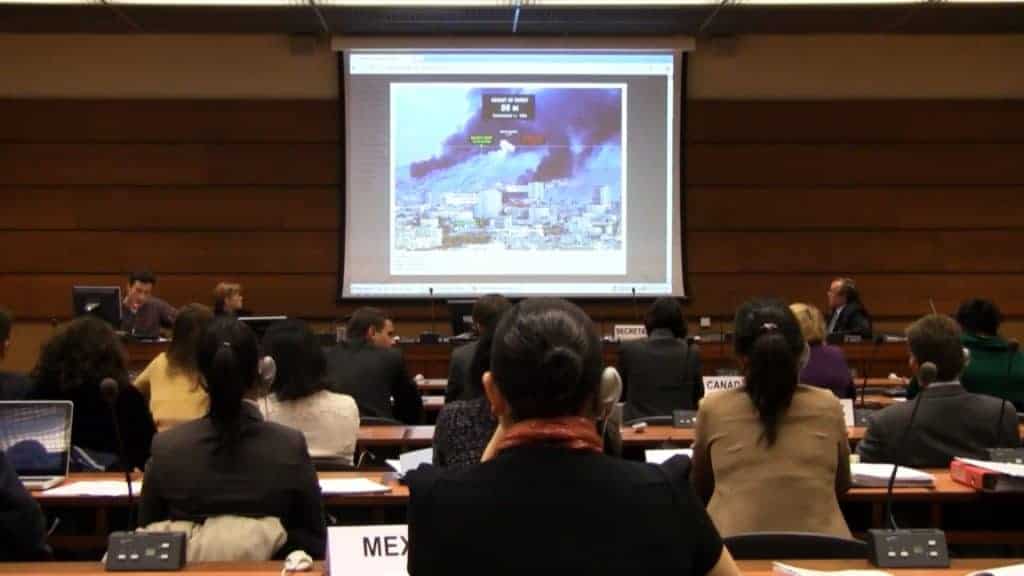 UN Convention, Nov 2012 - Presentation to the United Nations Convention on Certain Conventional Weapons, 12 Nov 2012 (Forensic Architecture)