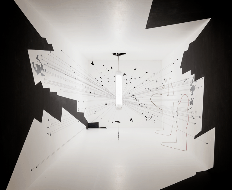 Model – Exhibit - For 2016's exhibition in Mexico City, 'Forensic Architecture: Hacia Una Estética Investigativa', our digital model that described the nature of the blast was made physical. (Forensic Architecture)