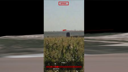 Flight path - The flight paths seen in videos collected by Forensic Architecture were mapped onto a 3D model. (Forensic Architecture)