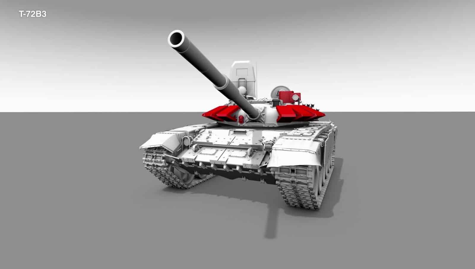 Tank model – 1 - Forensic Architecture built a digital model of the Russian T-72B3 tank, and used it to verify possible sightings of Russian tanks in the region around Ilovaisk. (Forensic Architecture)