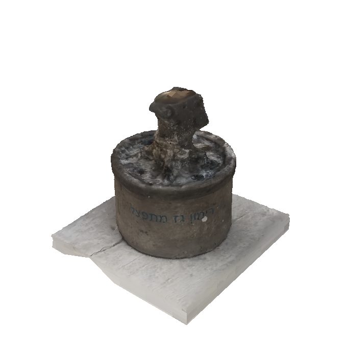 Canister Photogrammetry - A point cloud of the Triple Chaser constructed using photogrammetry. (Forensic Architecture)