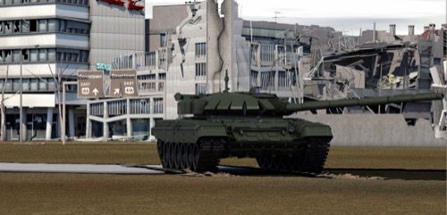 Tank Render - Render using Cinema4D.