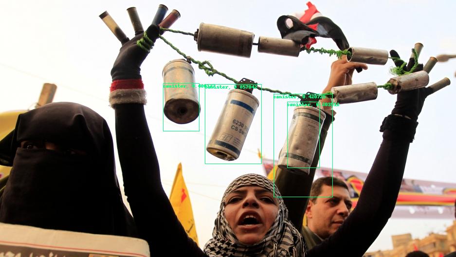 Detecting Tear Gas: Vision and Sound