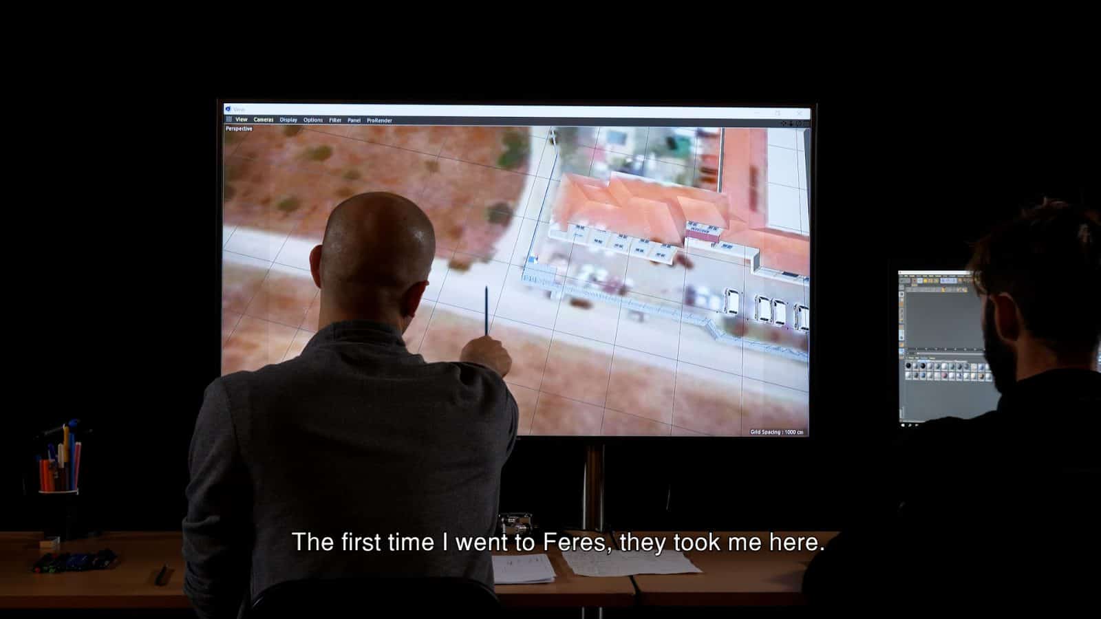 17. The verification process, Feres Border Guard station - The verification process, Feres Border Guard station. (Forensic Architecture)