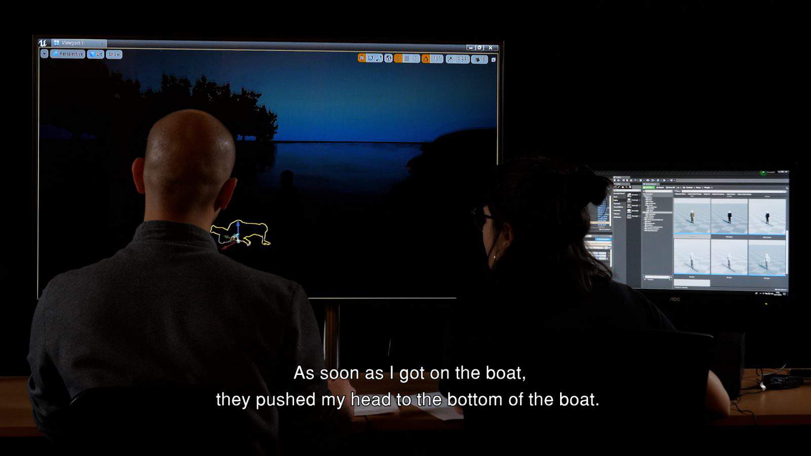 8. A witness describing the violence he suffered from border guards during the pushback - A witness describing the violence he suffered from border guards during the pushback. (Forensic Architecture)
