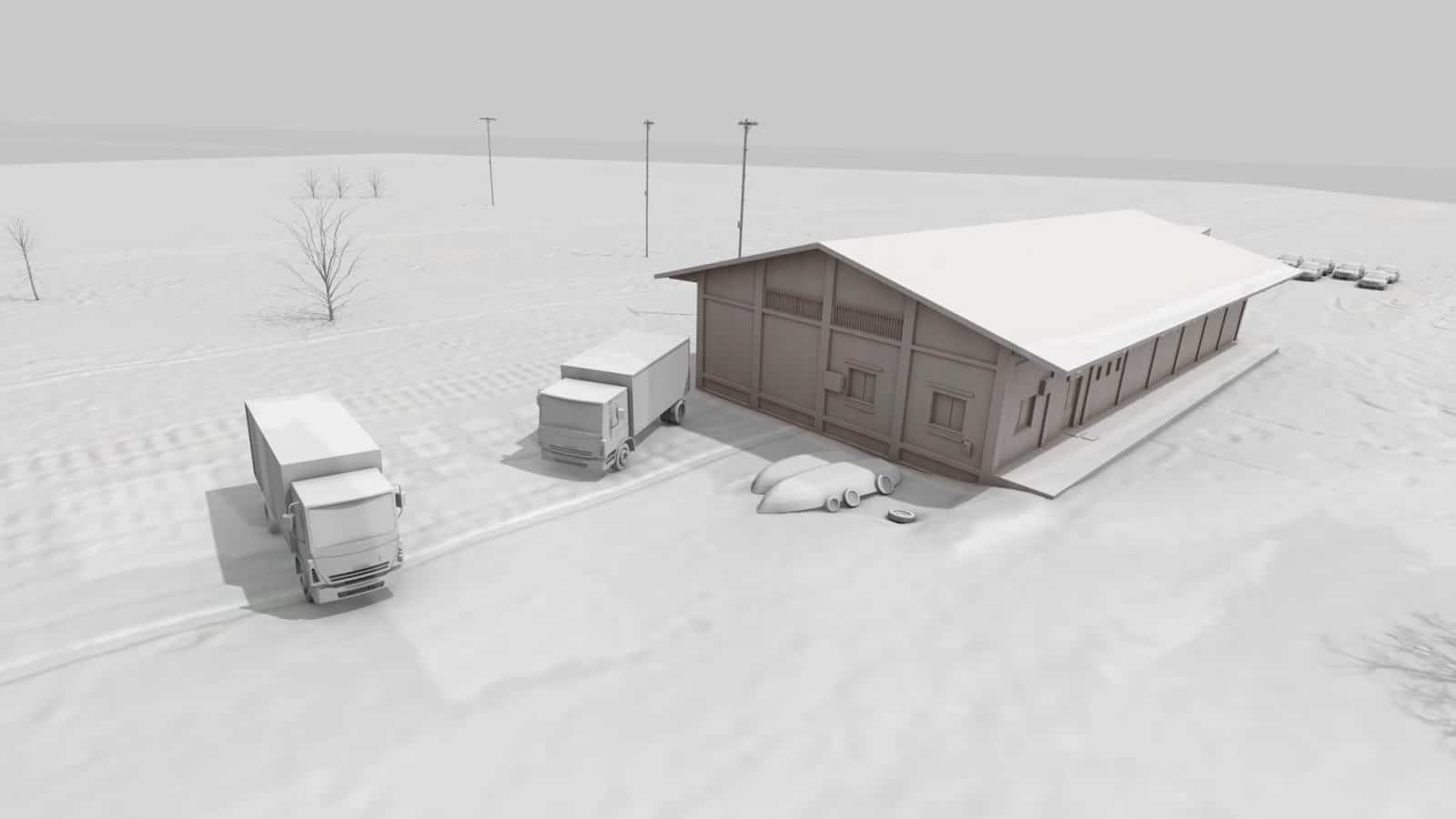 FA’s 3D Reconstruction of Tychero Border Guard Station - FA's 3D Reconstruction of Tychero Border Guard Station