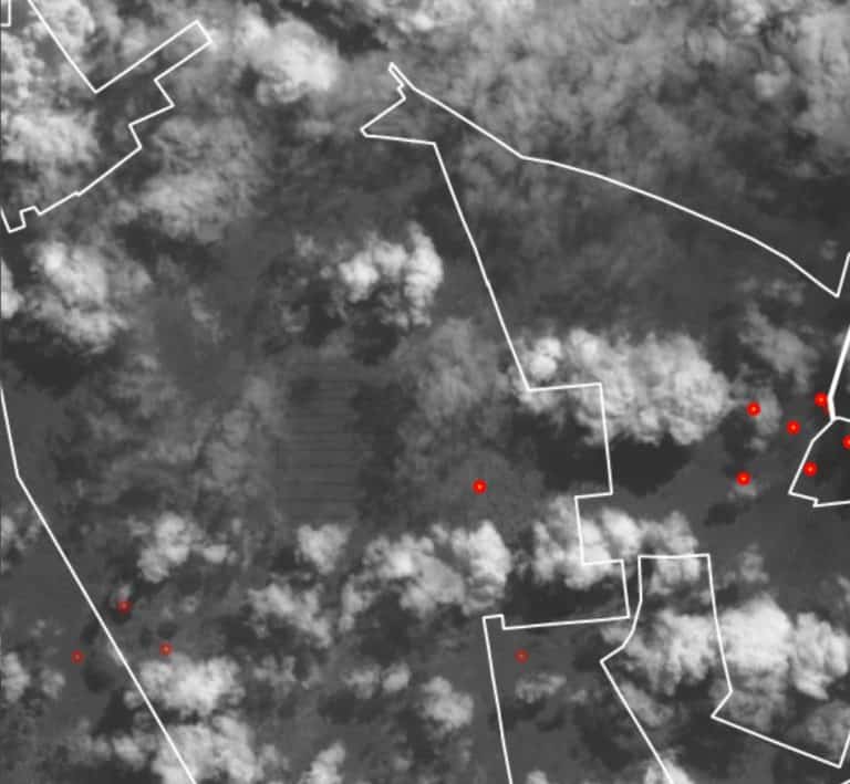 4-b - Comparison of detected heat sources in concessions operated by Indonusa.