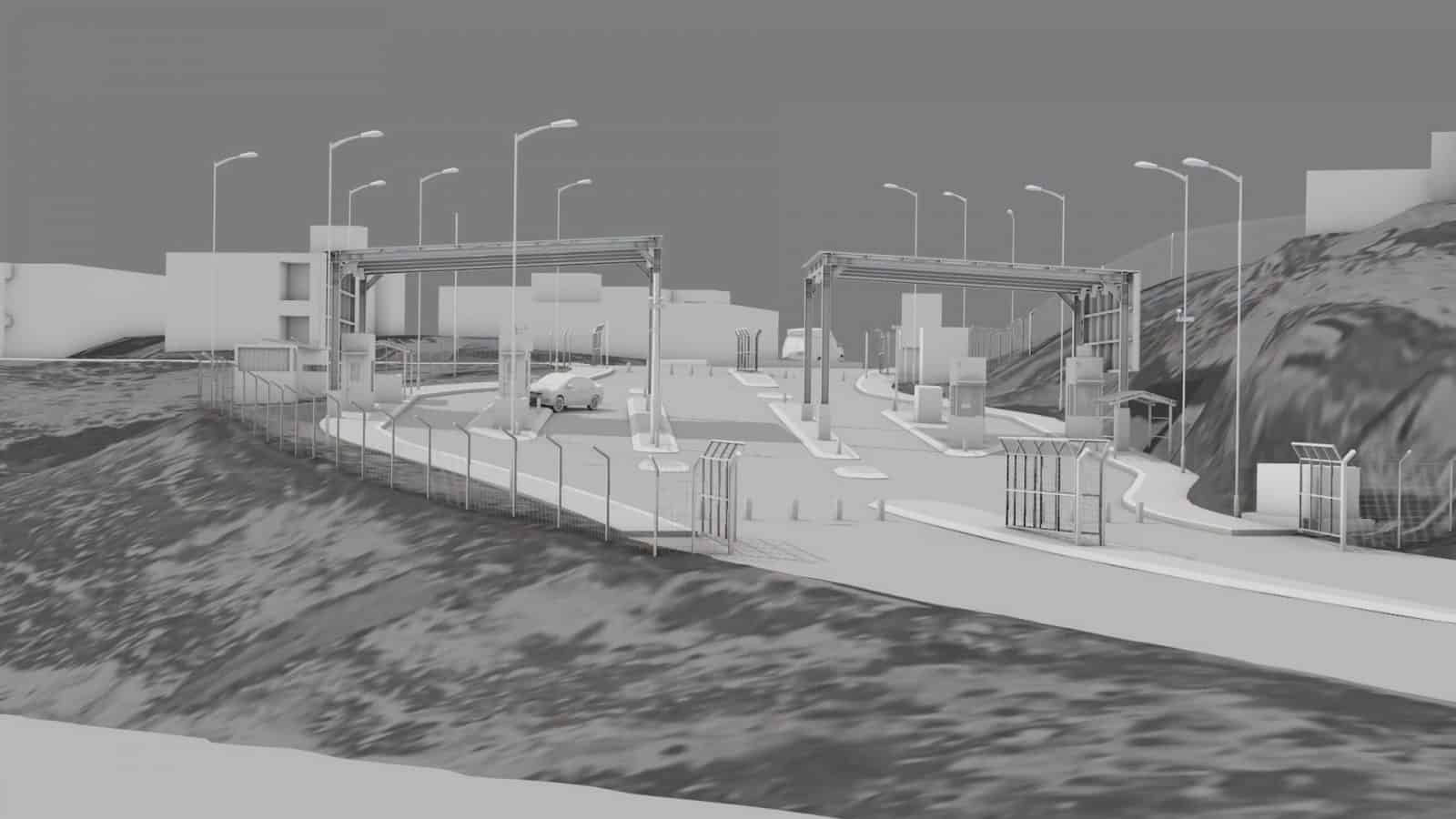 3D model of ‘Container’ checkpoint - 3D model of 'Container' checkpoint