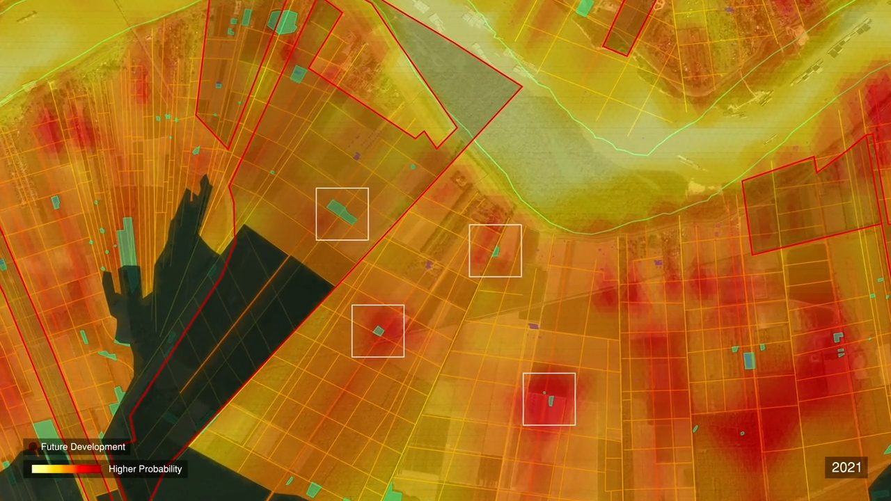 Whitney Plantation – Anomalies - The Black descendant community of Wallace traces its ancestry to several plantations under threat by the pending construction of an industrial grain elevator. We have identified several anomalies within high probability zones of the Whitney and adjacent plantations. (Forensic Architecture)