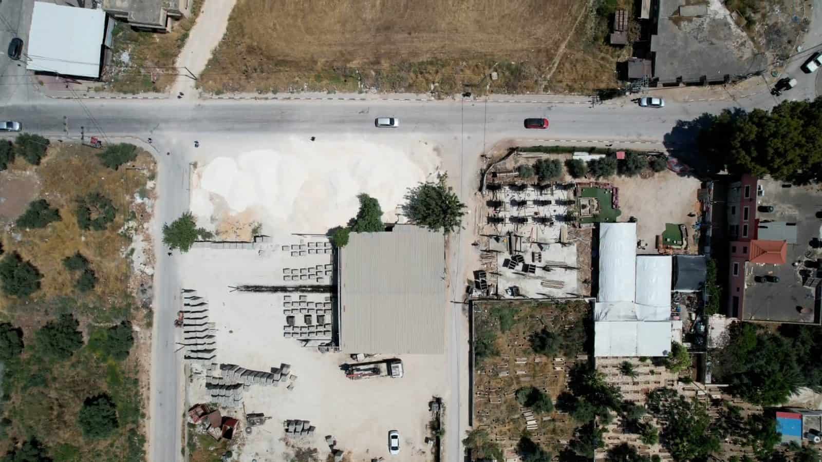 Drone footage of the site - Drone footage of the site taken by a local surveying company (Forensic Architecture and Al-Haq, 2022)