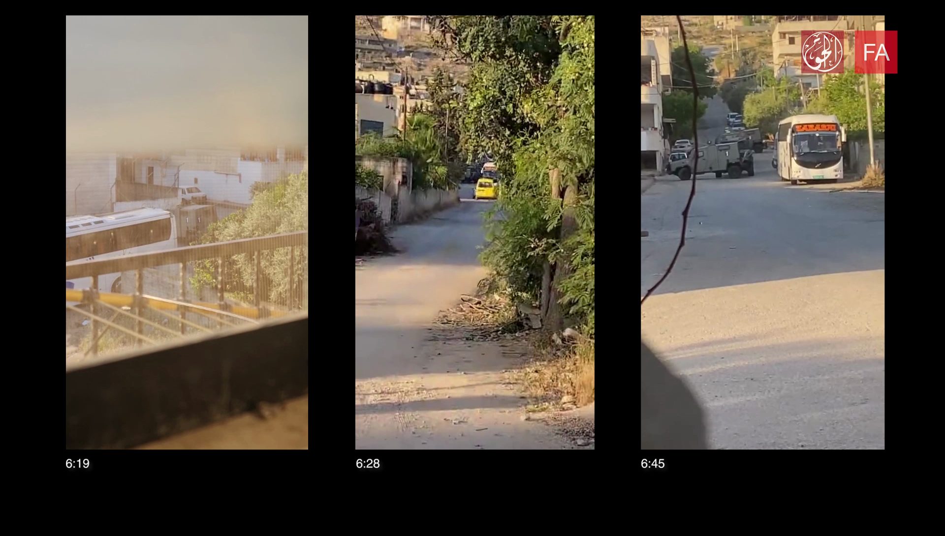 No other persons between the journalists and the military vehicles - Video analysis confirms there were no other persons present between the journalists and the convoy of military vehicles at the time of the incident.