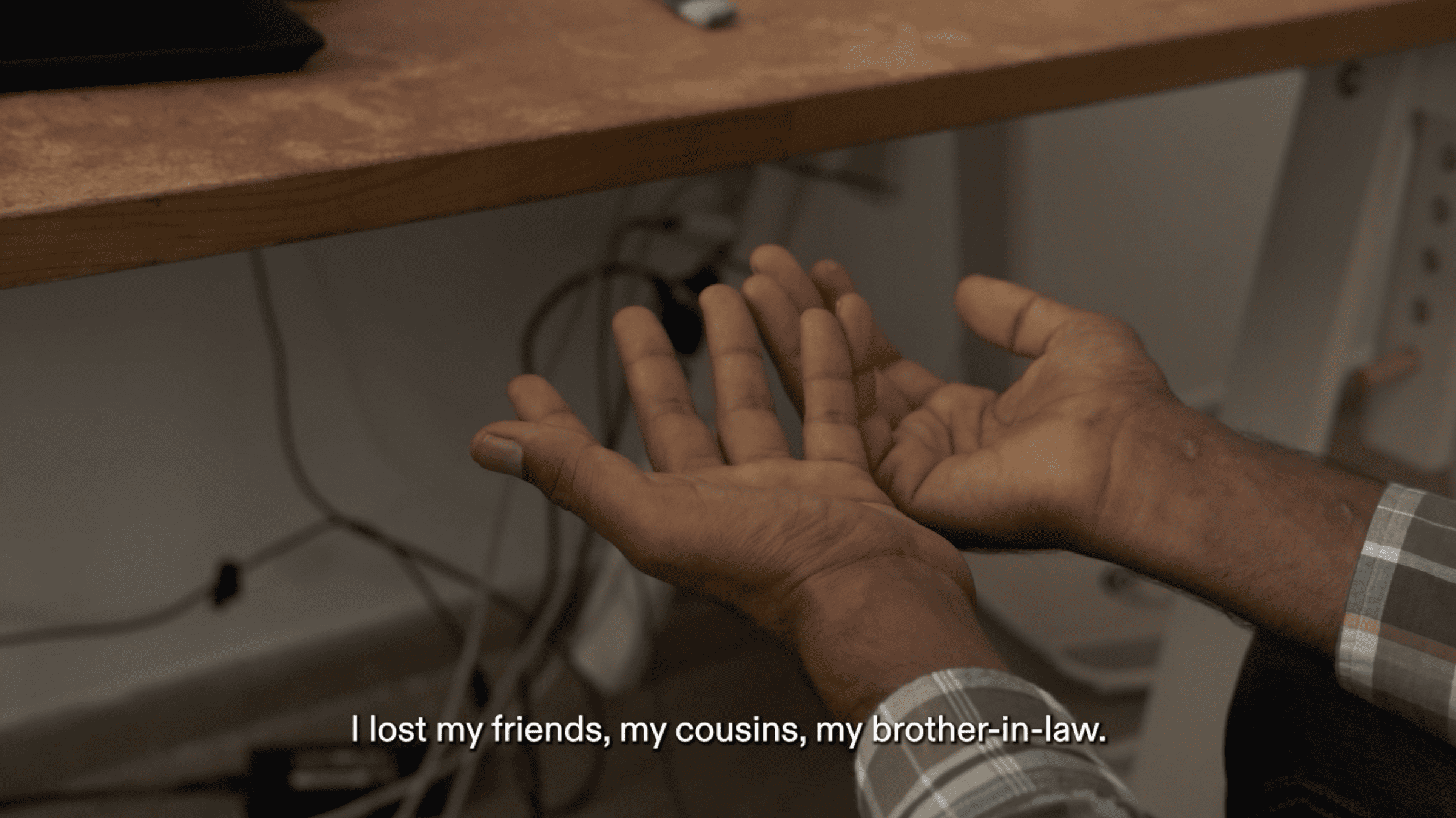 Image 6_Survivor_Justice - Survivor describes loosing his friends and relatives in shipwreck. (Forensis, 2023)