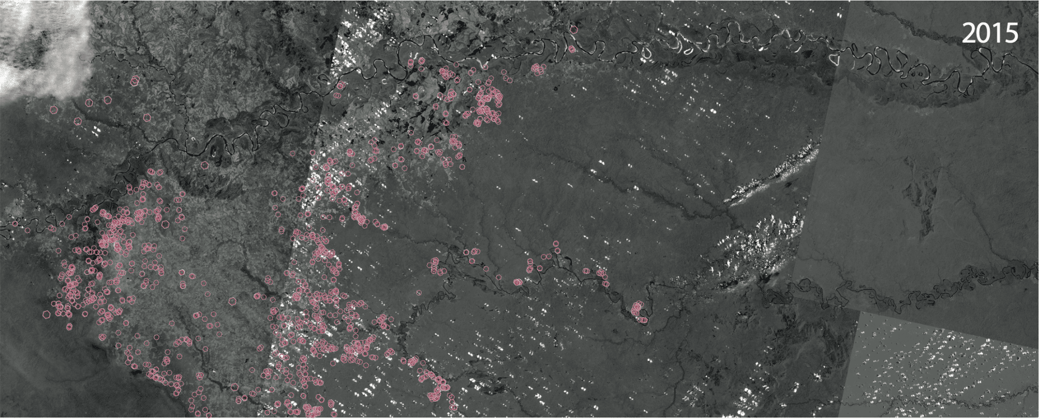  - Fumigation sites, Guaviare, Colombia (1990s)