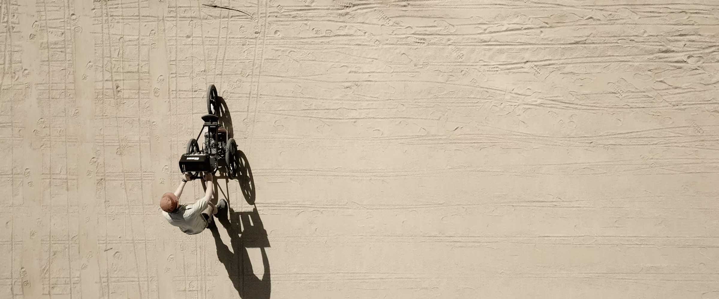 Ground Penetrating Radar Survey 2 - A collaboration with forensic archaeologists from Staffordshire University used non-invasive ground penetrating radar to learn more about the burial site. (Centre of Archaeology at Staffordshire University and Forensic Architecture/Forensis, 2024)