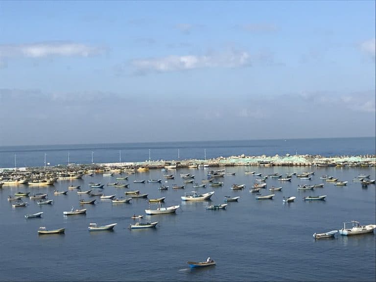  - Fig 1. The Port of Gaza (2019). Image: Forensic Architecture