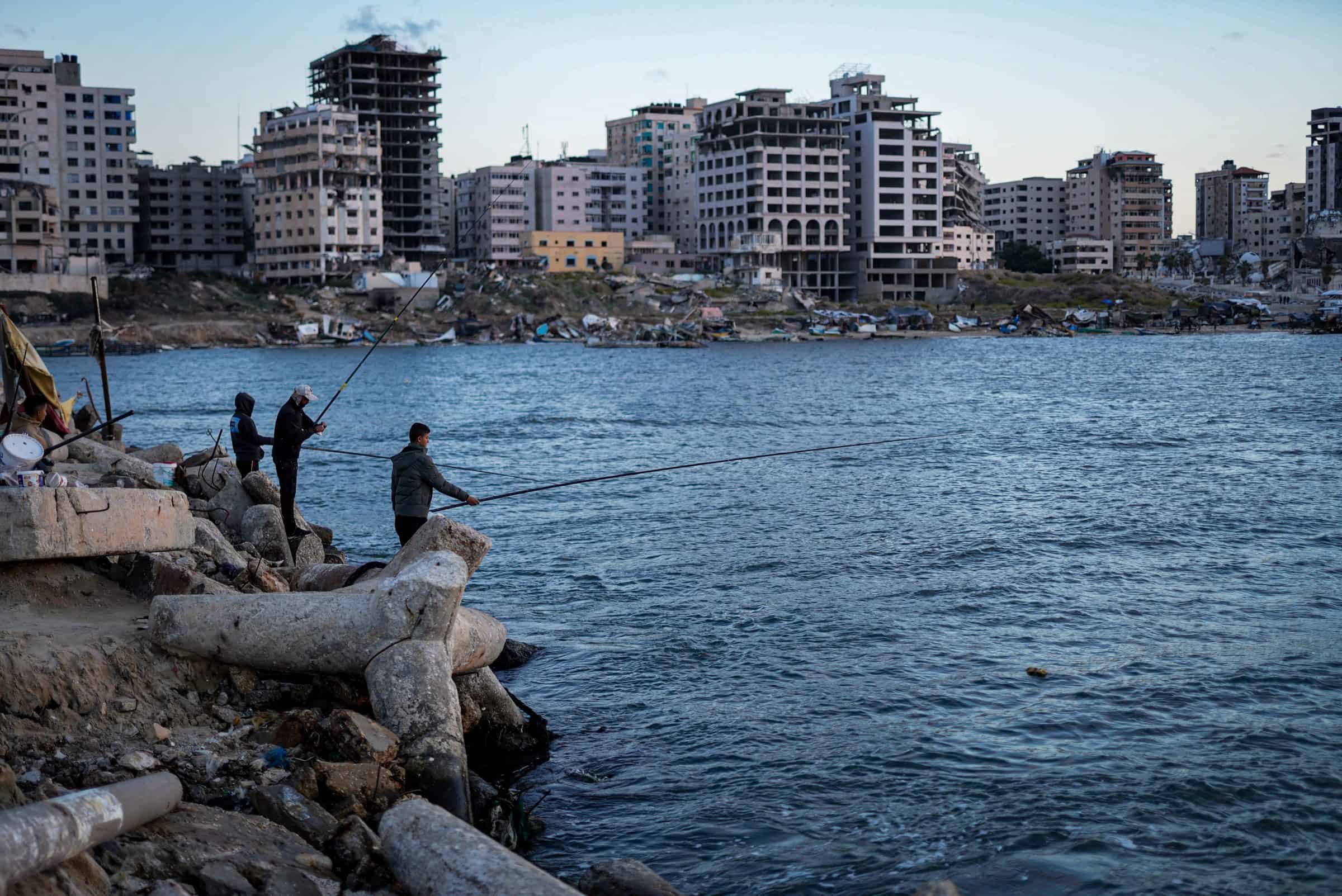  - Fig 15. Destruction at the port of Gaza. Photographs: 24 November 2024 © Ain Media Gaza.