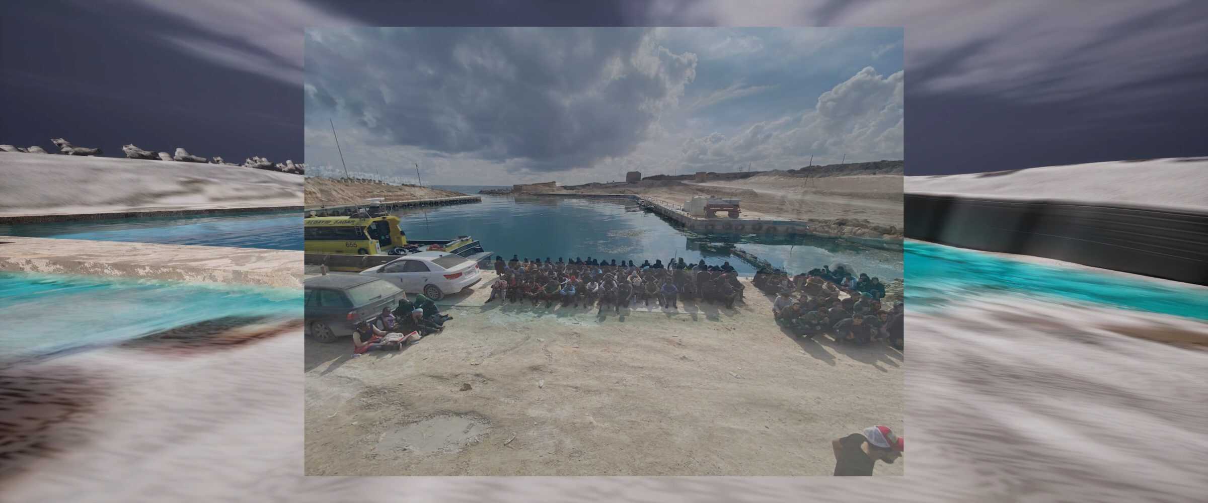 Al_Mayah_Port_Forensis, 2025 - Many of those intercepted at sea are brought by the Libyan Coast Guard to Al Mayah Port and from here, directly to the Al Mayah detention centre.